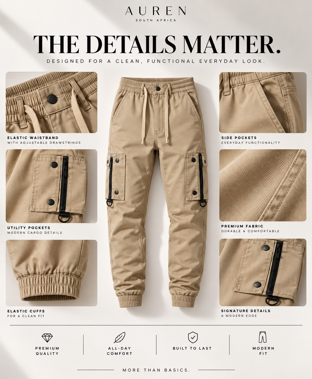 Auren™️ Kairo Cargo Joggers