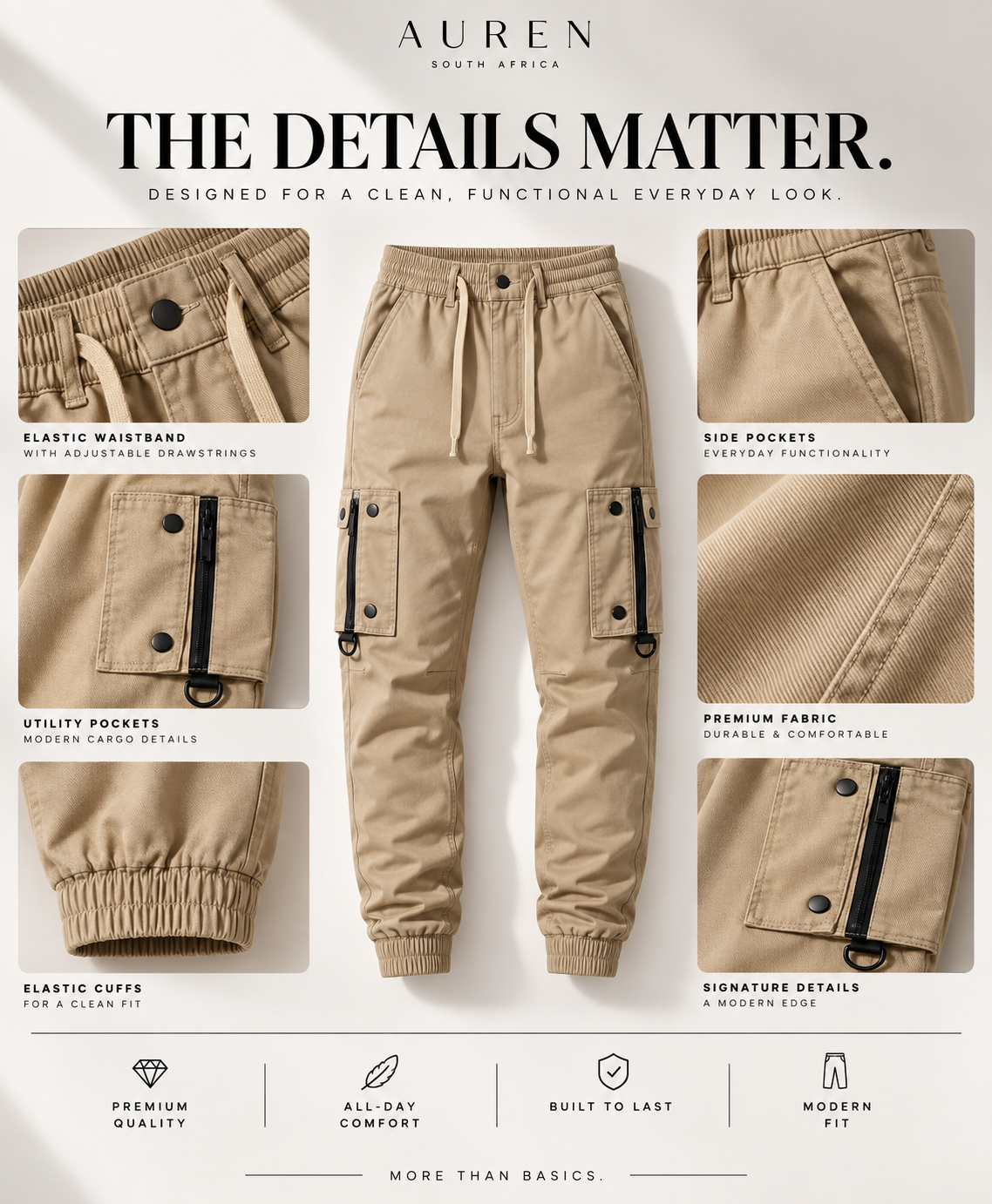 Auren™️ Kairo Cargo Joggers