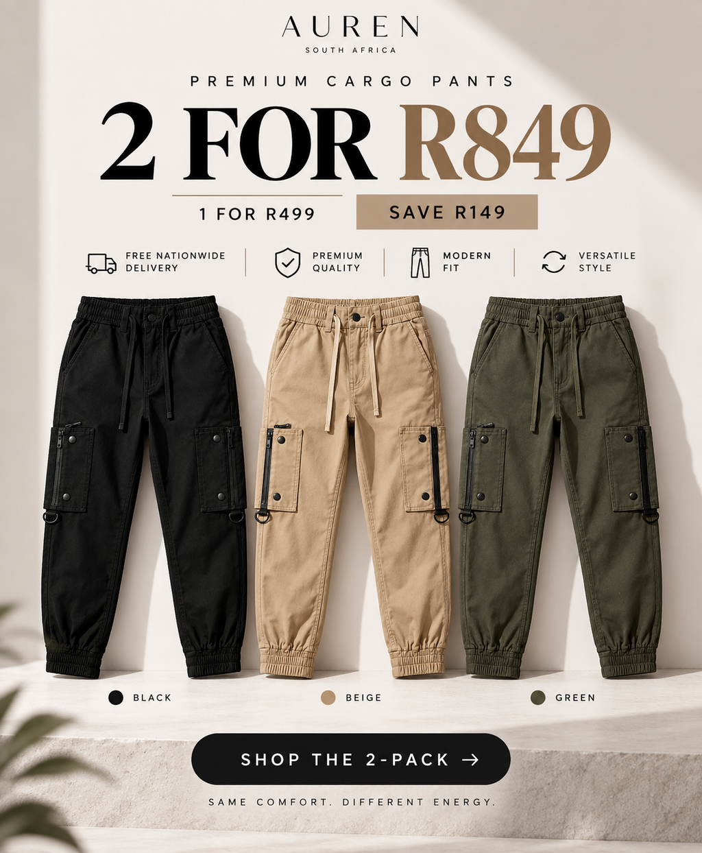Auren™️ Kairo Cargo Joggers