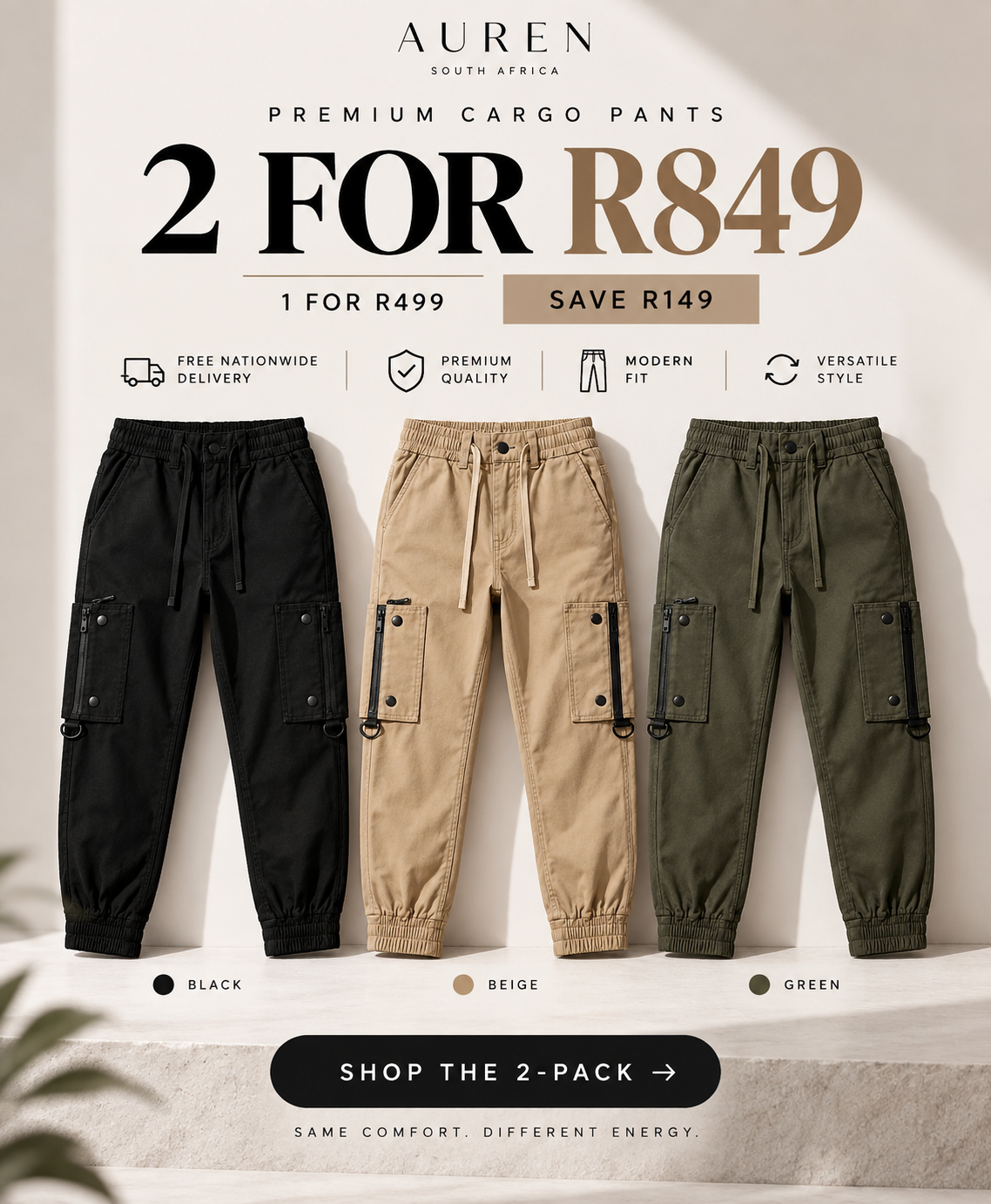 Auren™️ Kairo Cargo Joggers