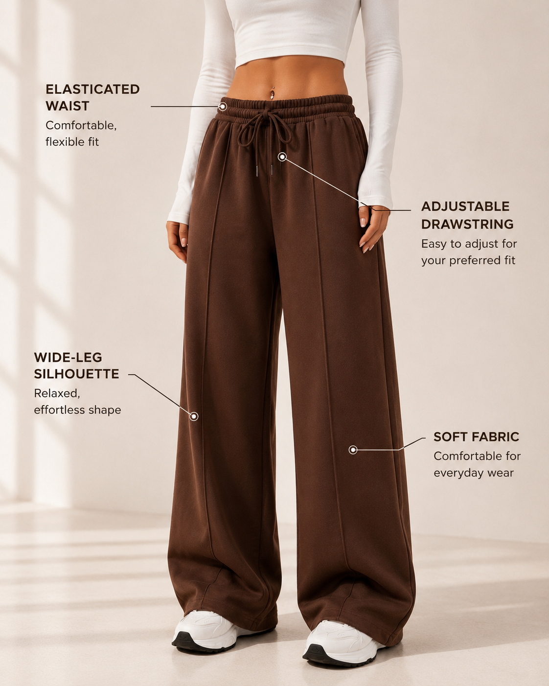 Auren™ Elara Wide-Leg Pants