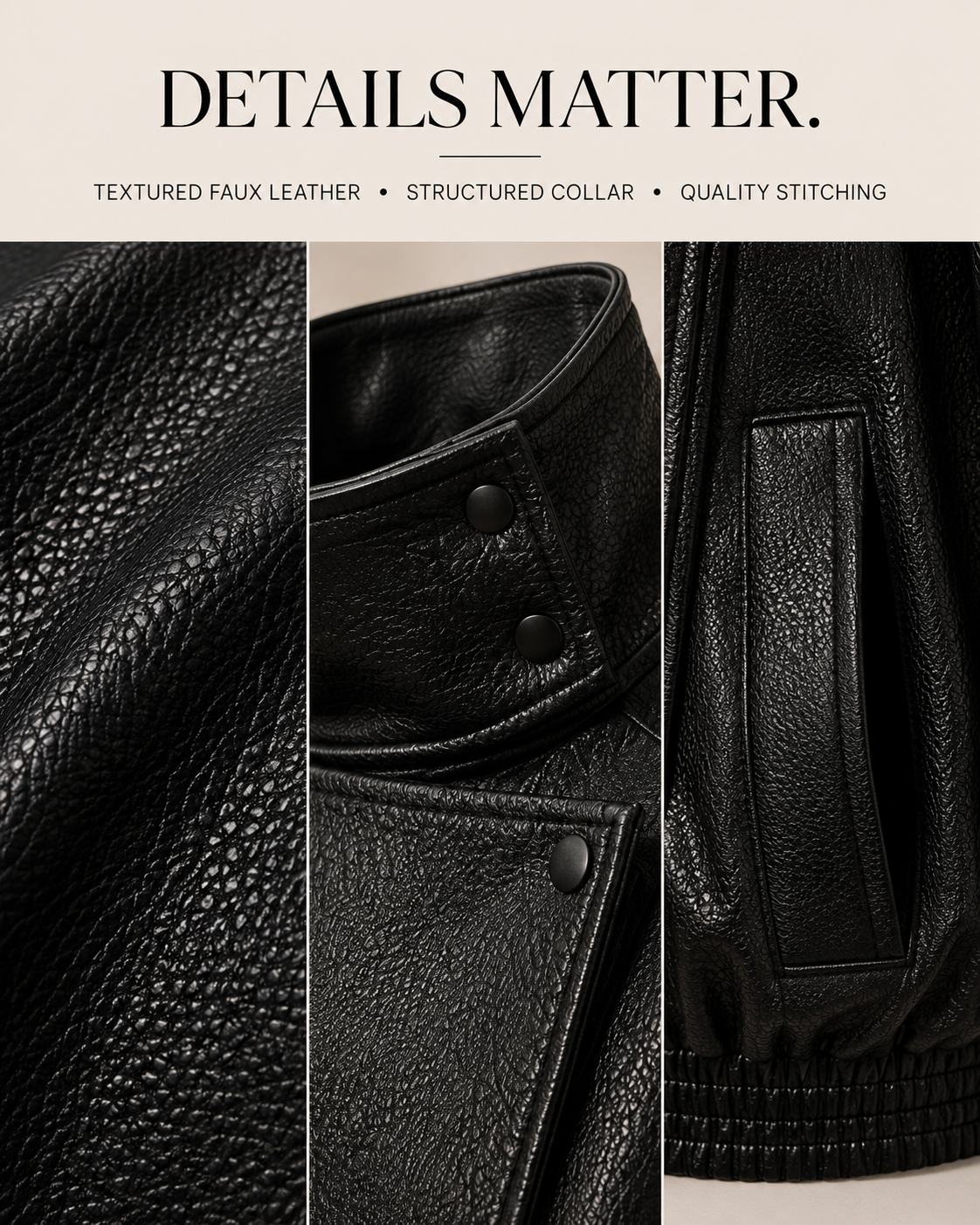 Auren™ Sienna Faux Leather Jacket