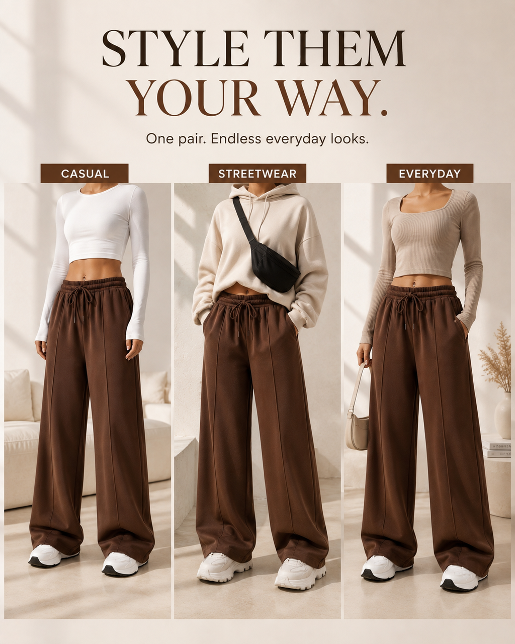 Auren™ Elara Wide-Leg Pants