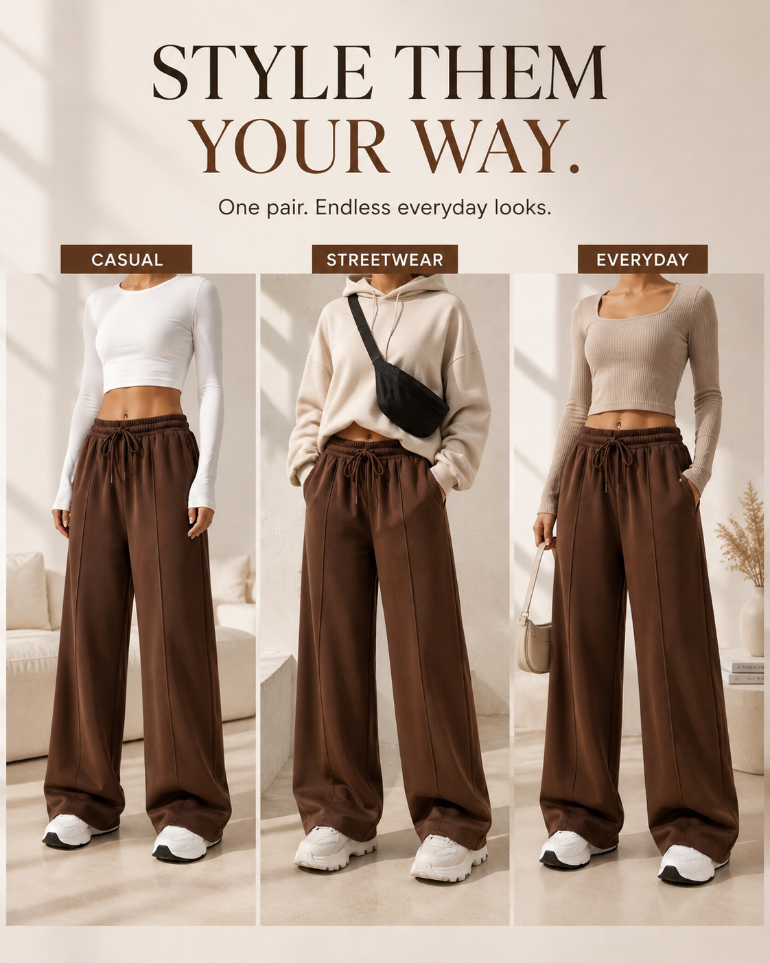 Auren™ Elara Wide-Leg Pants