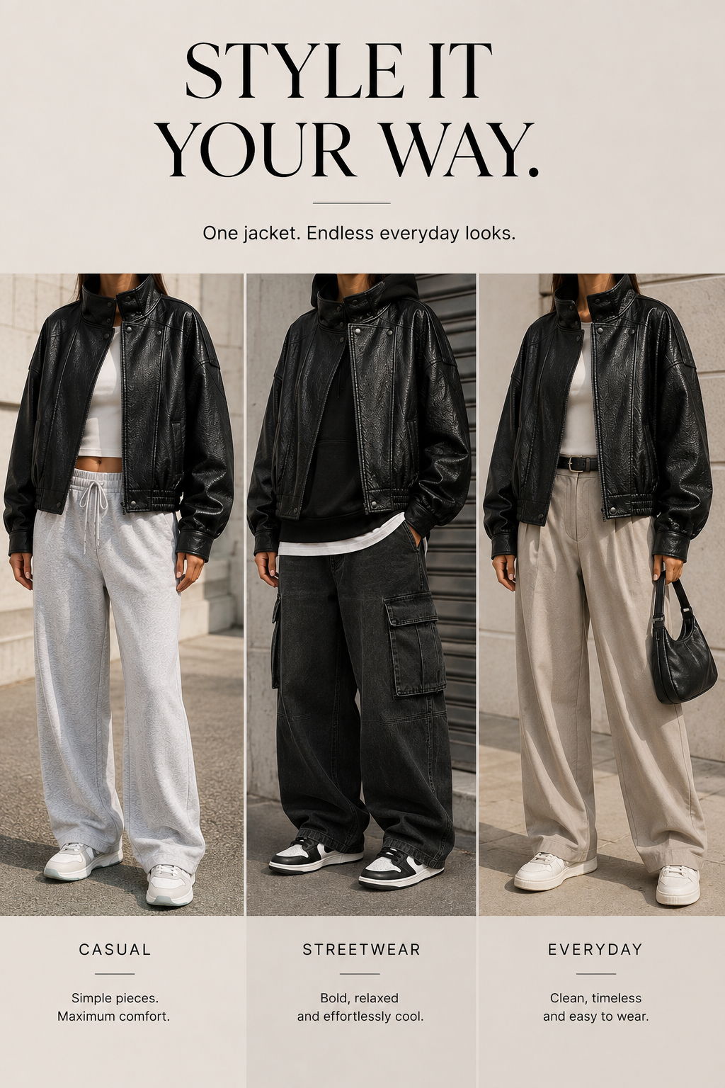 Auren™ Sienna Faux Leather Jacket