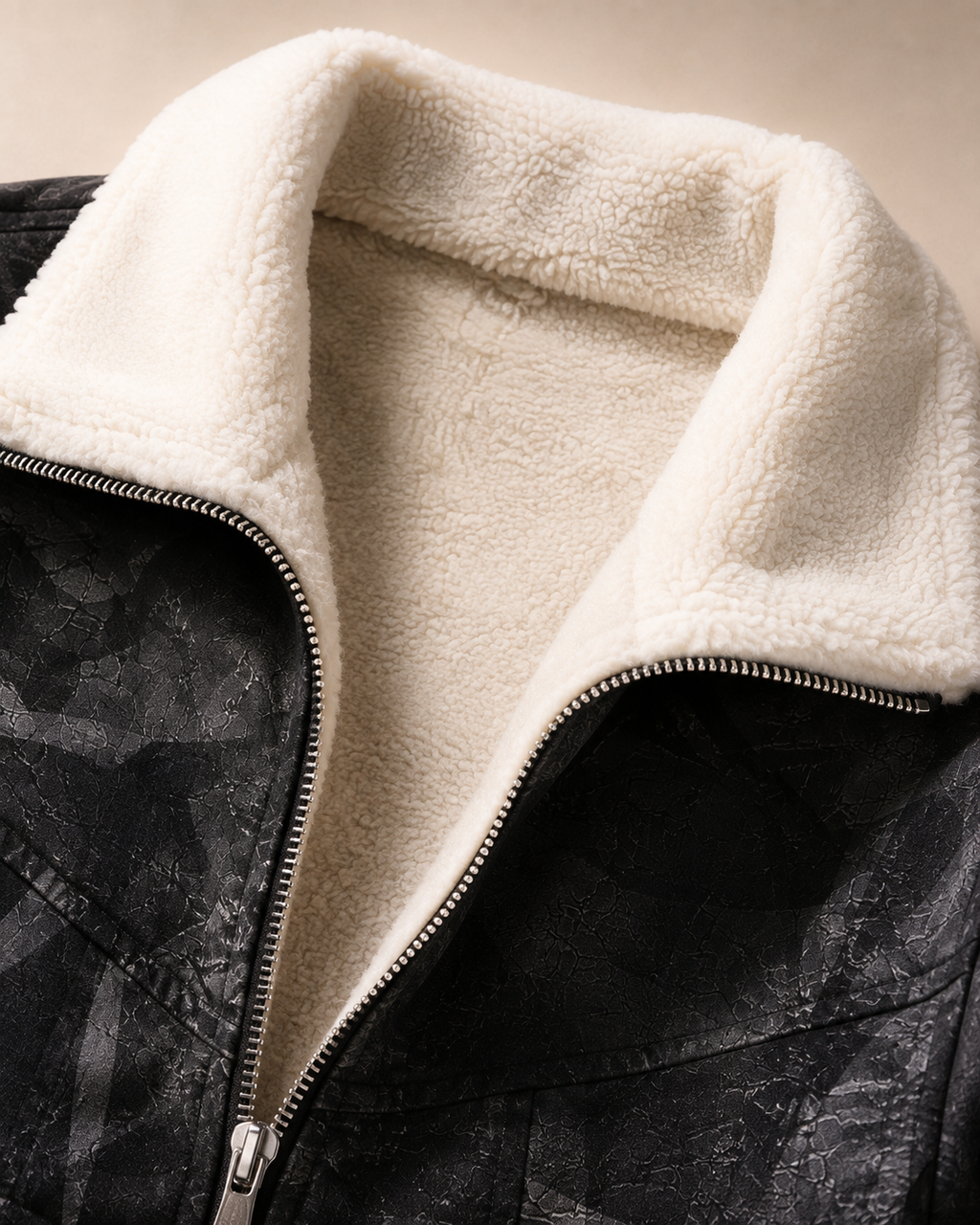 Auren Atlas Sherpa Jacket sherpa lining detail