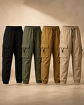 Auren Urban Utility Cargo Joggers in four colours