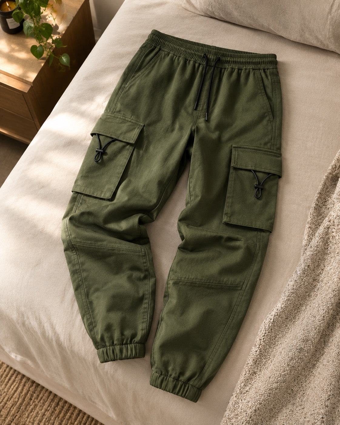 Auren Urban Utility Cargo Joggers olive lifestyle