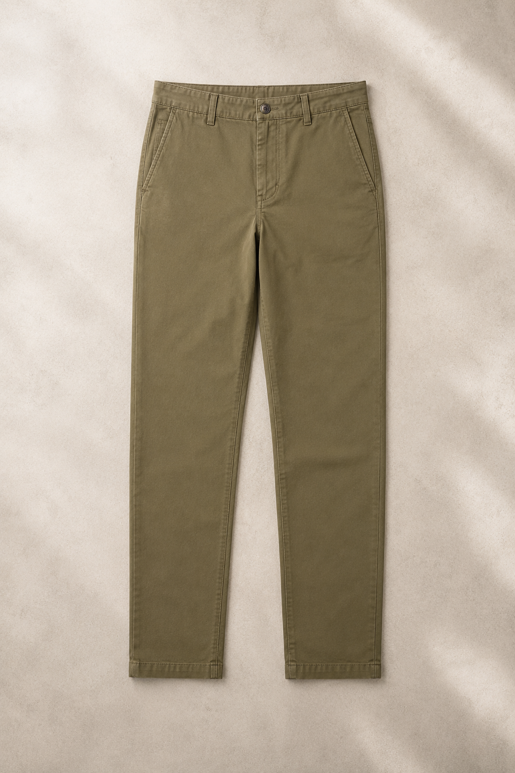 Auren Essential Chinos flat lay